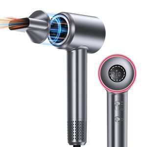 1500W High-Speed Professional Hair Dryer with Ionic Technology & HD Display